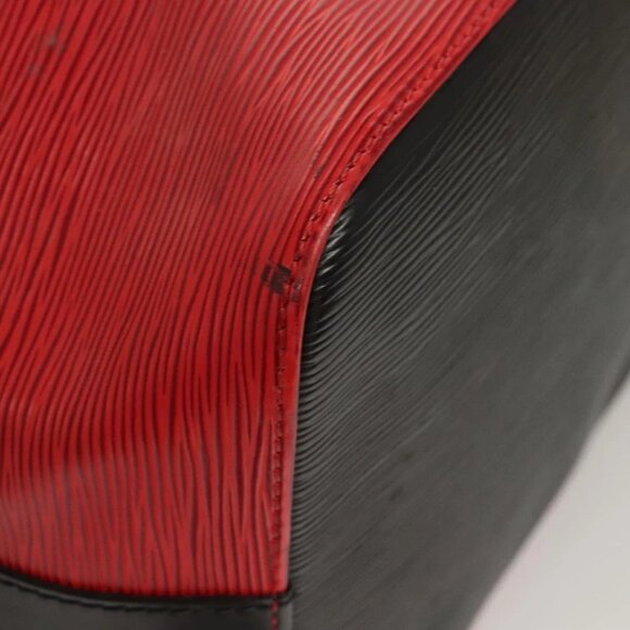 LOUIS VUITTON Epi Petit Noe Shoulder Bag Bicolor Black Red M44017 Auth BA2220 - Picture 4 of 16